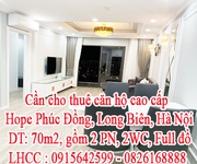 Cần cho thuê căn hộ cao cấp Hope Phúc Đồng full đồ, Long Biên, Hà Nội.
