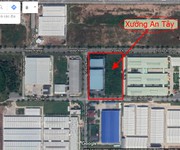 Do chuyển nhà máy công ty bán lại nhà máy trong KCN An Tây Bến Cát Bình Dương. DT 1,2ha.