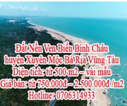 Đất nền ven biển bình châu, bà rịa vũng tàu