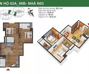 3 Chính chủ cần bán căn chung cư tầng 7 toà N03A khu K35 TM dt: 75.5m2, cho thuê 7.5tr/tháng, 29tr/m2