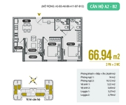 4 NHƯỢNG lại căn B6 Anland Premium diện tích 66m2-2PN tầng trung đẹp, Giá 1.850 bao phí, Nhận ở ngay