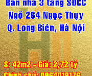 6 Chính chủ bán nhà ngõ 264 đường Ngọc Thụy  Sau chợ Ngọc Thụy , Quận Long Biên