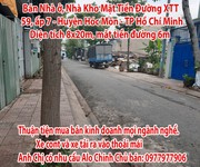 Bán nhà ở, nhà kho mặt tiền đường xtt-59, ấp 7   huyện hóc môn   tp hồ chí minh