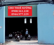 Cho thuê nhà xưởng dt: 500m2 giá 25 triêu/tháng, đường thạnh lộc 41, quận 12