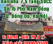 11 Bán nhà mặt phố số 15 Nam Đồng, Phường Nam Đồng, Quận Đống Đa