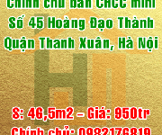 7 Bán căn hộ chung cư mini số 45 Hoàng Đạo Thành, Quận Thanh Xuân