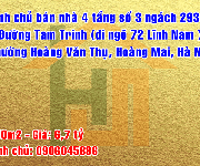 6 Bán nhà số 3 ngách 293/63 Tam Trinh, Phường Hoàng Văn Thụ, Quận Hoàng Mai