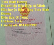 Chính chủ cần bán lô đất vị trí đẹp tại ấp hòa hiệp xã minh hòa huyện dầu tiếng tỉnh bình dương