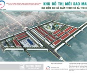 Đất nền Khu Đô Thị Cao cấp Sao mai