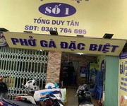Sang nhượng toàn bộ cửa hàng ăn đêm tại tống duy tân  còn 3 tháng tiền nhà