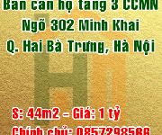 Bán căn 301 chung cư mini số 6 ngõ 302 Minh Khai, Quận Hai Bà Trưng, Hà Nội