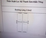 Bán đất 100m2 Thanh Sơn Kiến Thụy Hải Phòng giá 750tr