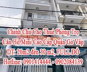 Chính chủ cho thuê phòng trọ - căn hộ mini cao cấp quận gò vấp