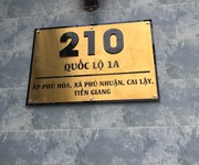 3 Bán nhà ngang 9mx40m,mặt tiền QLộ 1A nằm giữa BOT cai lậyTiền Giang và ngã ba đường tránh Cai Lậy
