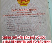 7 Bán đất lô góc 2 mặt tiền Thôn Lạc Xá, Xã Quế Tân, Huyện Quế Võ, Tỉnh Bắc Ninh