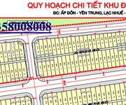 2 Chính chủ bán 3 lô siêu vip nằm trung tâm d/a khu đô thị yên trung thụy hòa - giá 2x/m2