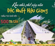 Nhà phố cao cấp chỉ từ 500tr nằm ngay mặt tiền QL1A liền kề thị trấnắc