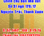 2 Chính chủ bán nhà đất số 31 ngõ 129/12 đường Nguyễn Trãi, Quận Thanh Xuân