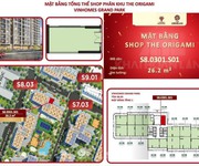 2 Shop cực hiếm tại origami vinhomes q9 giá gốc cđt 2 Shop cực hiếm tại origami vinhomes q9 giá gốc cđt