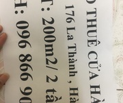Cho thuê 176 la thành,200m2,sát khu dân cư đông đúc,tiện làm nhà hàng