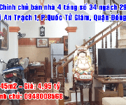 9 Chính chủ bán nhà số 34 ngách 29 ngõ An Trạch 1, phường Quốc Tử Giám, Quận Đống Đa