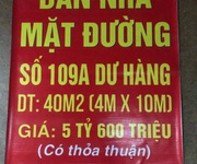 Bán nhà mặt đường số 109A Dư Hàng, Lê Chân, Hải Phòng