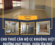 Cho thuê căn hộ cc khuông việt, phường phú trung, quận tân phú