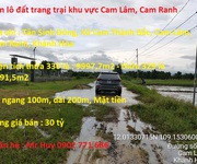 Bán lô đất trang trại khu vực cam lâm