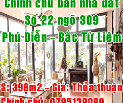 6 Chính chủ bán nhà đất số 22 ngõ 309 đường Phú Diễn, Quận Bắc Từ Liêm, Hà Nội