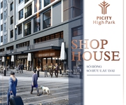 4 Shophouse picity high park sở hữu sổ hồng lâu dài, cao 9.6 m. Ngay trung tâm quận, giá chỉ từ 5,99