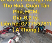 Chính chủ bán gấp CHDV cao cấp Phường Phú Thọ Hòa, Quận Tân Phú, Tp Hồ Chí Minh.