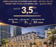 Sở hữu khách sạn mini mặt biển Bảo Ninh trong KĐT nghỉ dưỡng quốc tế Regal Legend chỉ với 3,5 tỷ