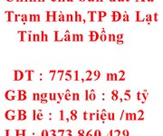 Bán đất Xã Trạm Hành,TP Đà Lạt,Tỉnh Lâm Đồng