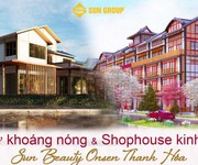 Cần bán gấp căn K1.16 của trục đường K1 phân khu Shophouse dự án Sun Beuty Onsen Thanh Hóa