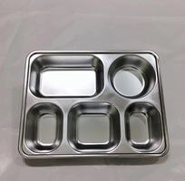 Khay cơm inox Toán Huệ