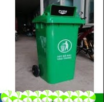 3 Thùng rác nhựa 100L nắp đẩy