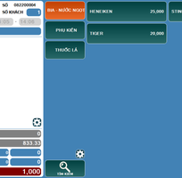 1 Máy tính tiền quán bida, phần mềm tính tiền bida