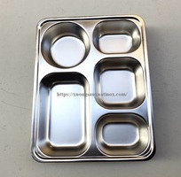 Khay cơm inox 5 ngăn