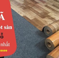 Thảm nhựa trải sàn vân gỗ chất lượng, giá rẻ