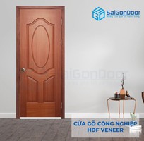 Cửa gổ hdf veneer hiện đại