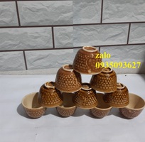 5 Chén đựng hột vịt lộn men nâu Danh mục: Chén