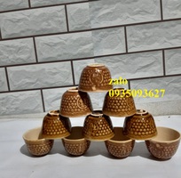 6 Chén đựng hột vịt lộn men nâu Danh mục: Chén