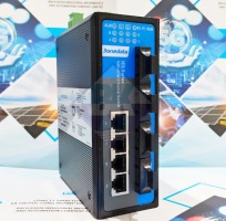 IES618-4F MSC2KM : Switch công nghiệp 4 cổng Quang   4 cổng Ethernet 10/100M