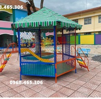 2 Nhà banh sắt dành cho trẻ vui chơi