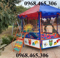 Nhà banh sắt dành cho trẻ vui chơi