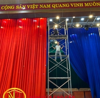 1 30 lượt xem Lắp Đặt Rèm Vải Hội Trường-Rèm Sân Khấu Giá Rẻ Biên Hòa