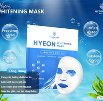 1 HYEON WHITENING MASK  Mặt nạ Hyeon Lab Dưỡng da, cung cấp dưỡng chất giúp da căng, sáng mịn  Cấp