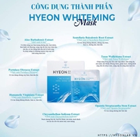 7 HYEON WHITENING MASK  Mặt nạ Hyeon Lab Dưỡng da, cung cấp dưỡng chất giúp da căng, sáng mịn  Cấp