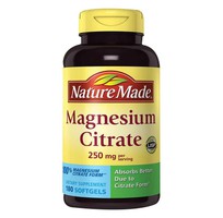 Bổ sung magie Nature Made Magnesium Citrate 250 mg 180 viên