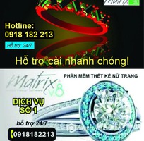 Phần mềm thiết kế nữ trang matrix 9 -LH: 0918182213